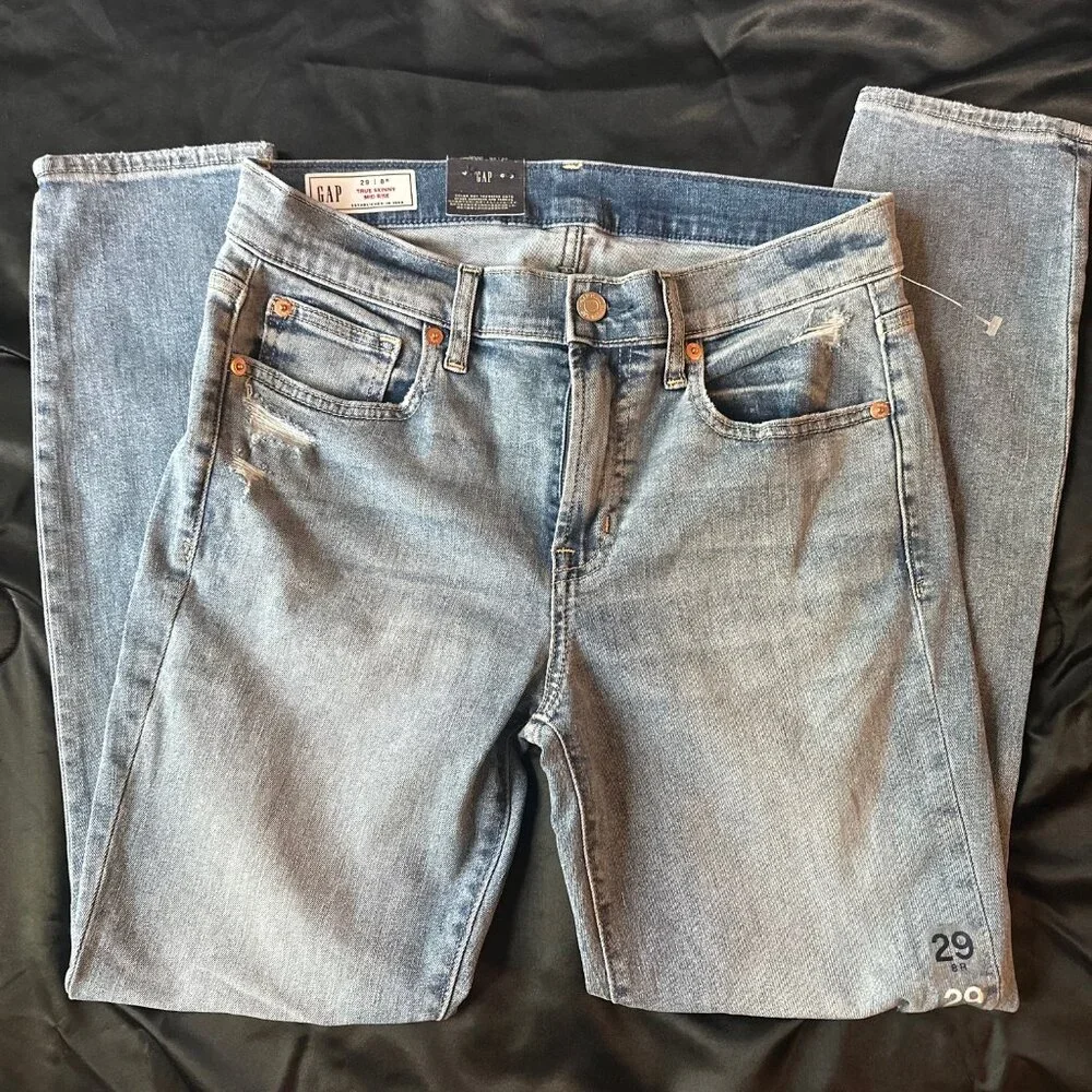 🎀GAP Mid Rise True Skinny Jeans - Picture 8 of 9
